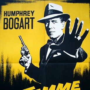 1950's French Poster for the Enforcer Bogart